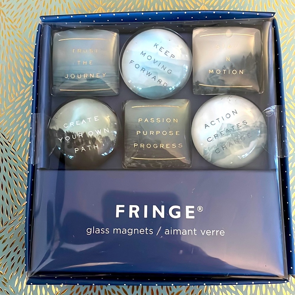 Fringe Glass Magnets (6)